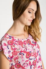 Bluzka typu kimono we wzory