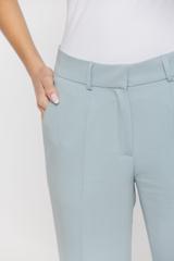 Garniturowe spodnie dzwony w eleganckim stylu