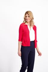 Dzianinowy czerwony sweterek