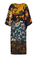Kimono z łączonych tkanin w rozmiarze 38