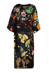 Kimono z łączonych tkanin w rozmiarze 38