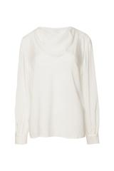 Kobieca wiskozowa bluzka z mankietem i złotymi guzikami