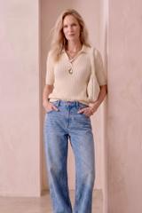 Sweter swe393 ecru mkm
