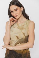 Krótka sukienka princeska z tkaniny bawełnianej