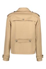 Krótka kurtka o kroju płaszcza