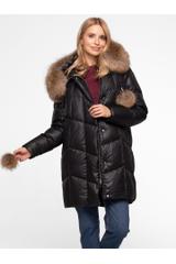 Wygodna zimowa kurtka w kolorze czarnym