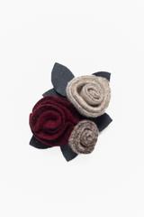 Kwiatowa broszka Hand Made