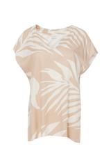 Lekka wiskozowa bluzka o pudełkowym kroju