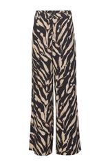 Lekkie wiskozowe spodnie z szerokimi nogawkami