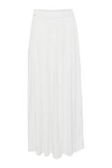 Letnia biała spódnica o długości maxi