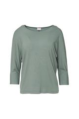 Luźna szałwiowa bluzka z dzianiny o nietoperzowym kroju