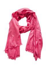 Malinowy szal z wiskozy
