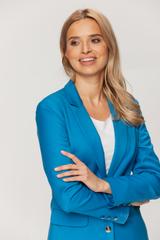 Marynarka w lazurowym odcieniu
