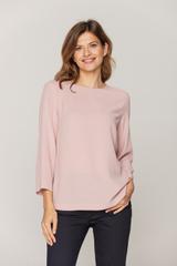 Minimalistyczna pudrowa bluzka