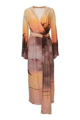 Oryginalna sukienka inspirowana malarstwem Chełmońskiego