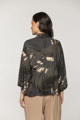 Oversizowa prosta koszula z rękawem typu kimono