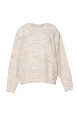 Oversizowy sweter z alpaki i wełny