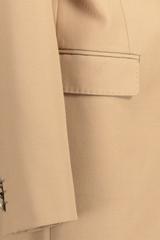 Elegancki beżowy płaszcz