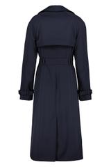 Ponadczasowy płaszcz w kolorze granatu