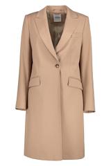 Płaszcz w karmelowym odcieniu