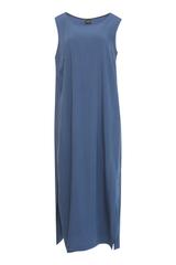 Prosta letnia sukienka w kolorze denim