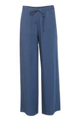 Proste luźne spodnie na lato w kolorze denim