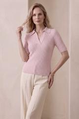 Sweter swe393 rÓŻowy mkm
