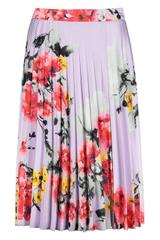 Fioletowa spódnica w kwiaty