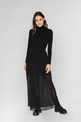 Spódnica z kreszowanego szyfonu