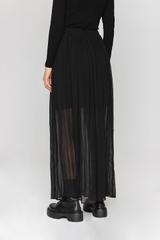 Spódnica z kreszowanego szyfonu