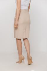 Spódnica ołówkowa w kolorze beżowym