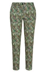 Wzorzyste spodnie w kant