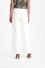 Spodnie ecru z kieszeniami