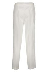 Spodnie ecru z kieszeniami