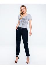 Spodnie dresowe z połyskującymi wstawkami