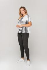 Grey melange leggings