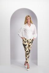 Spodnie z tkaniny bawełnianej