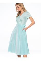 Chic celadon dress