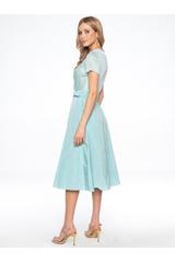 Chic celadon dress