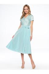 Chic celadon dress