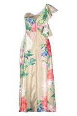 Wizytowa sukienka w kwiaty