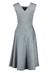 Rozkloszowana sukienka bez rękawów