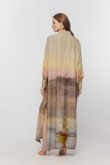 Sukienka szmizjerka o luźnym oversizowym kroju