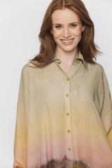 Sukienka szmizjerka o luźnym oversizowym kroju