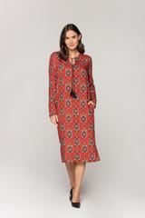 Sukienka w orientalny print