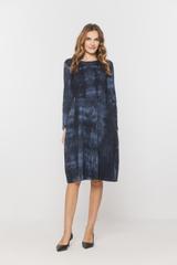 Sukienka z dzianiny bawełnianej z efektem cieniowania