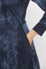 Sukienka z dzianiny bawełnianej z efektem cieniowania