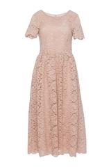 Sukienka z koronki w kolorze zgaszonego różu