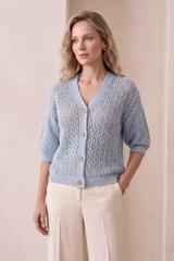 Sweter swe389 bŁĘkitny mkm