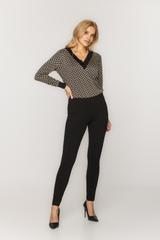 Sweterkowa wzorzysta bluza